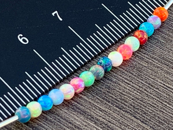 3mm opal beads