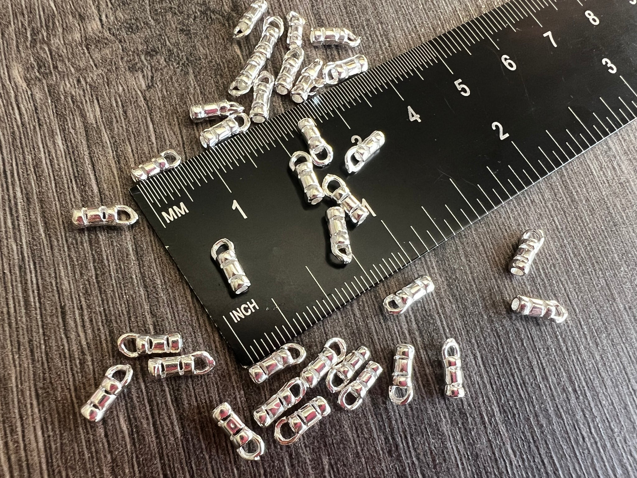 1.5mm Sterling Silver Crimps / End Caps