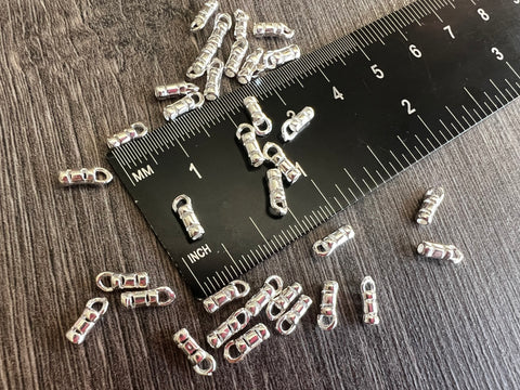 1.5mm Sterling Silver Crimps / End Caps