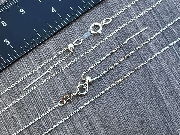 Sterling Silver Adjustable Necklace