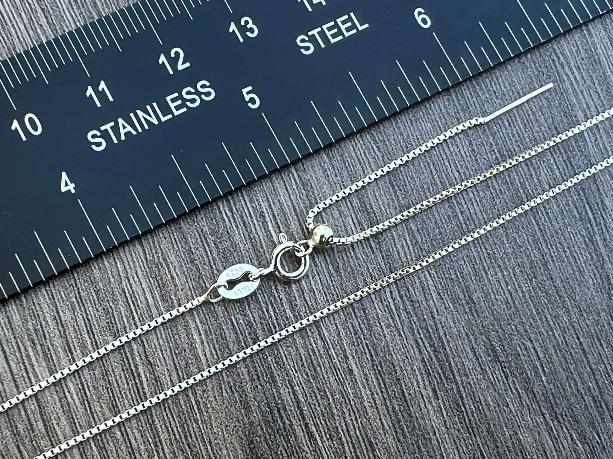 Sterling Silver Adjustable Necklace