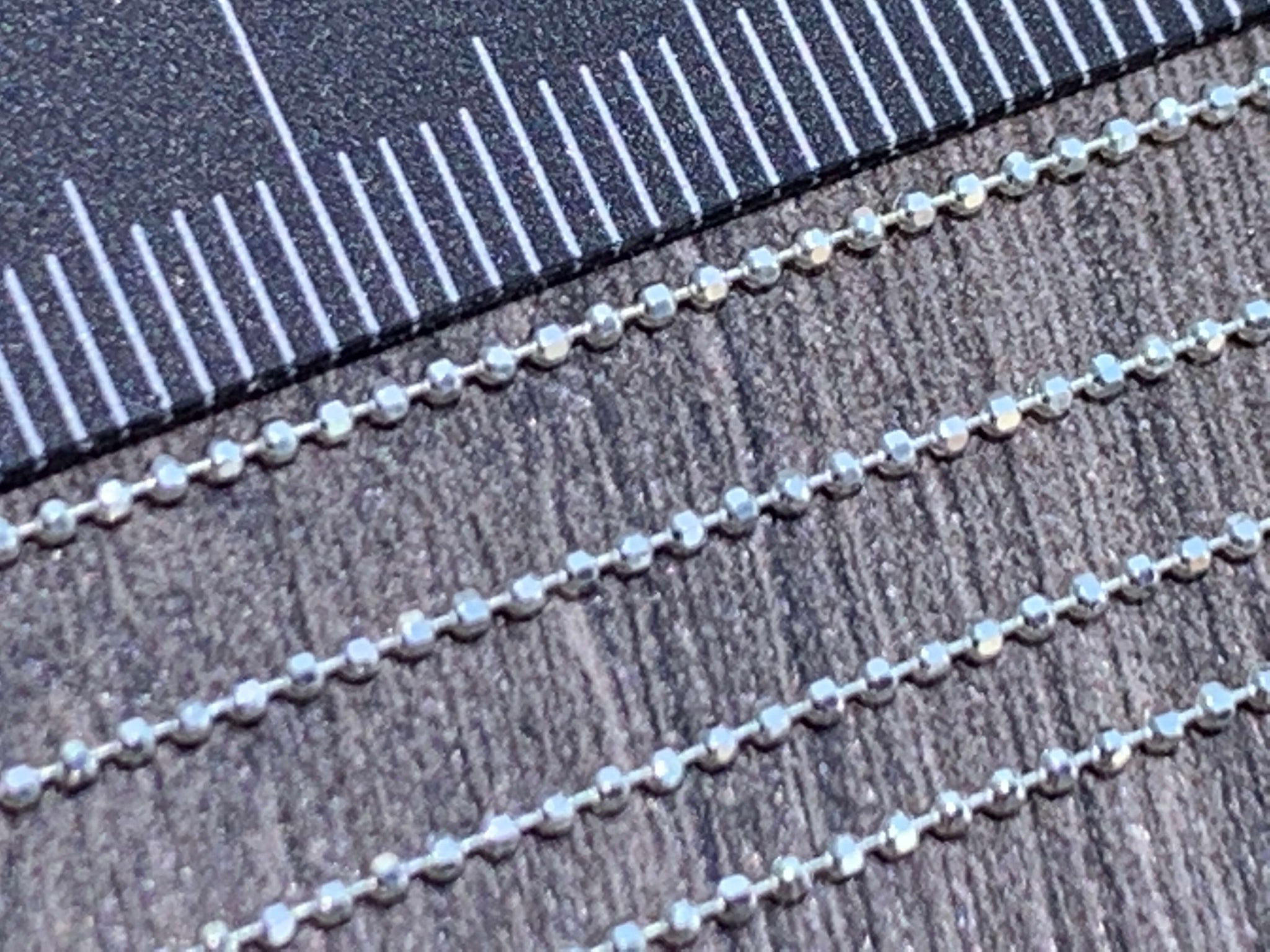 Sample Listing for 1" Cut Chains in Sterling Silver