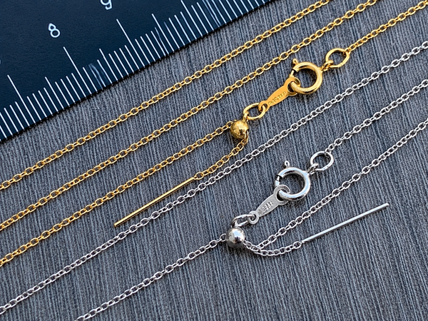 Adjustable Necklaces Sterling Silver or 14kt Gold Filled