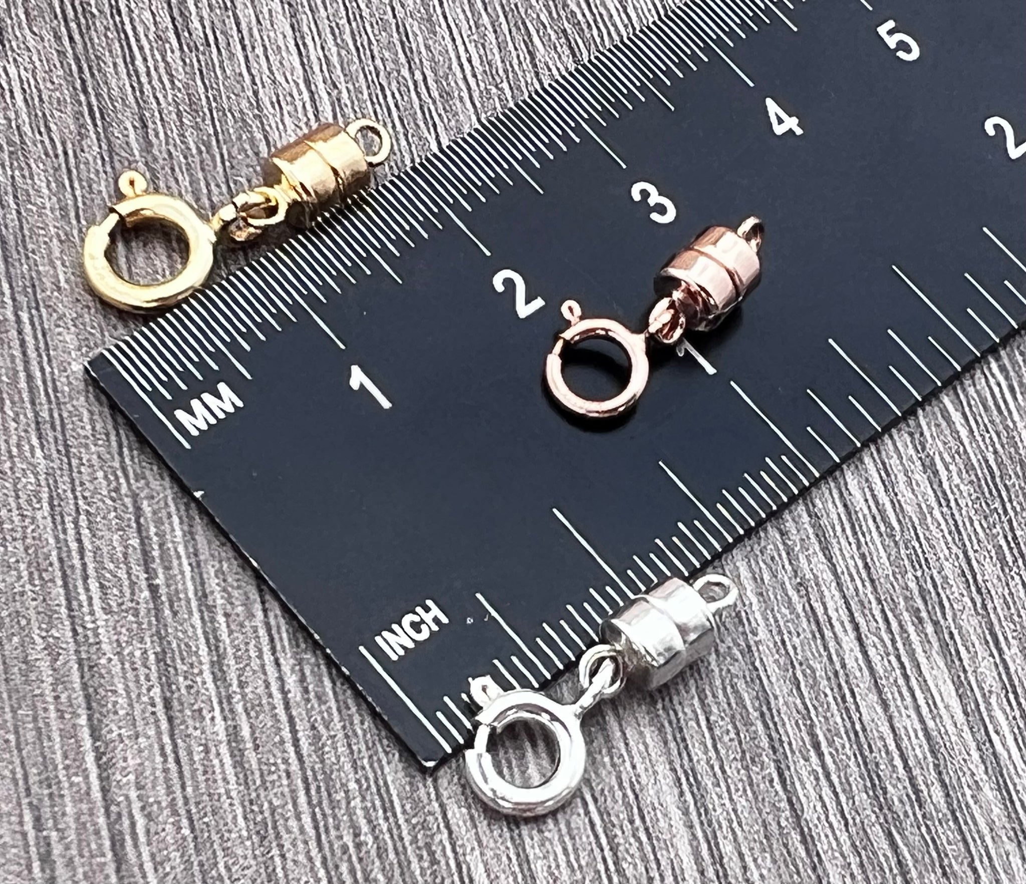NEW Rose Gold , Sterling Silver or 14kt Gold Filled Magnetic Clasp