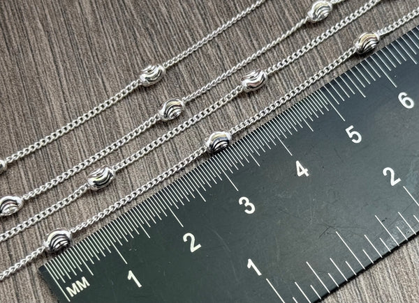 Sample Listing for 1" Cut Chains in Sterling Silver