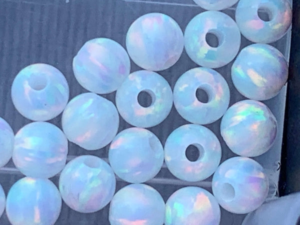 5mm OPAL Round Beads - Various Colors