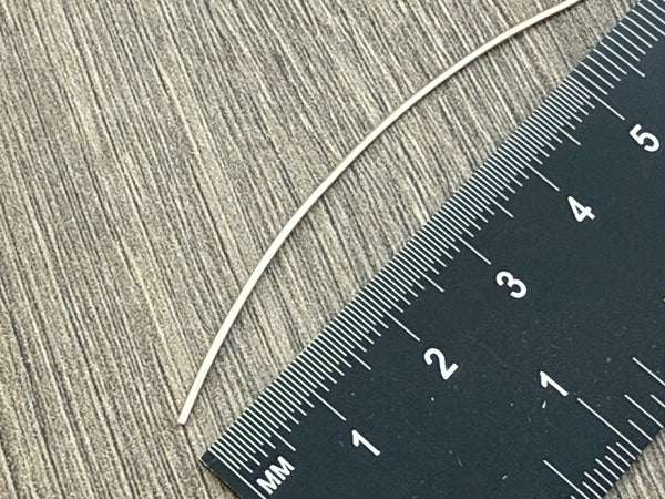 New ! Sterling Silver 925 Round Half Hard Wire - 4 ,10,12,14,18,20,24 gauge - 0.5mm - 5mm Sizes