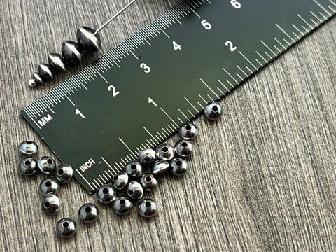 Navajo Saucer Pearls Sterling Silver Beads