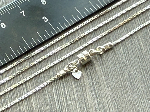 Sterling Silver Necklace with Magnetic Clasp