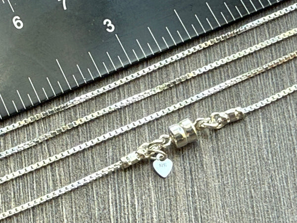 Sterling Silver Necklace with Magnetic Clasp