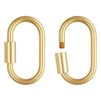 14kt Gold Filled Carabiner Clasp