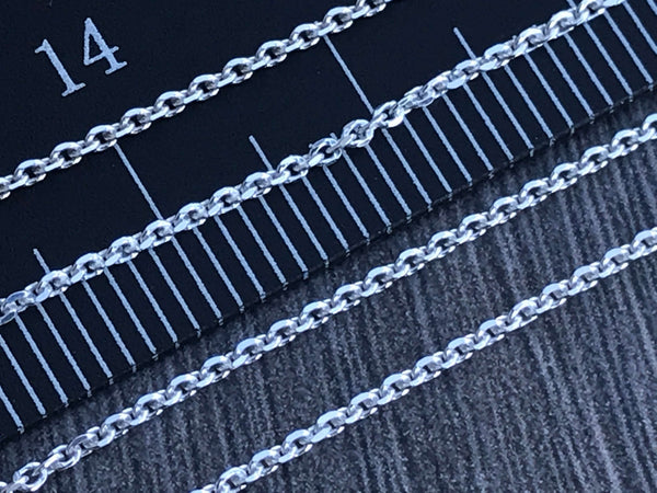Sterling Silver Necklace - 1mm Link Chain