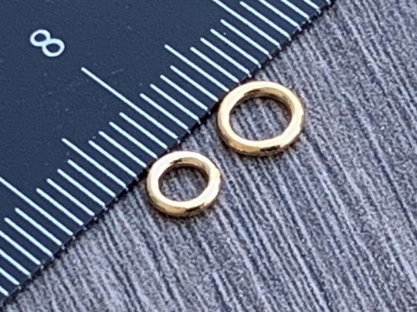 14kt Gold Filled  Closed Jump Rings