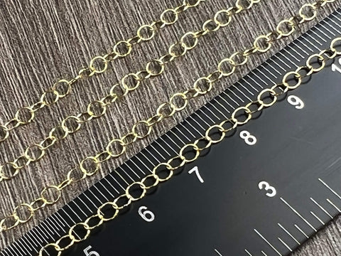 Back in Stock ! 14kt Gold Filled Cable Chain