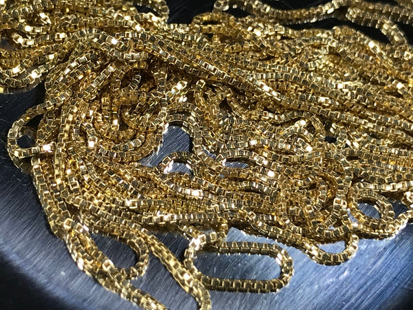 14kt Gold Filled 0.7mm Box Chain