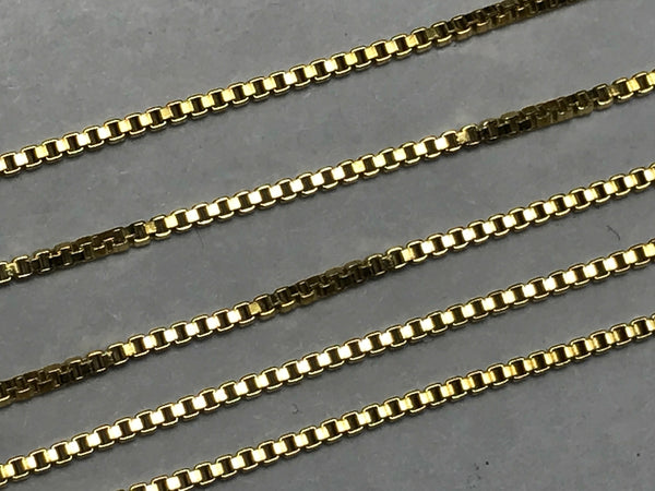 14kt Gold Filled 1mm Box Chain