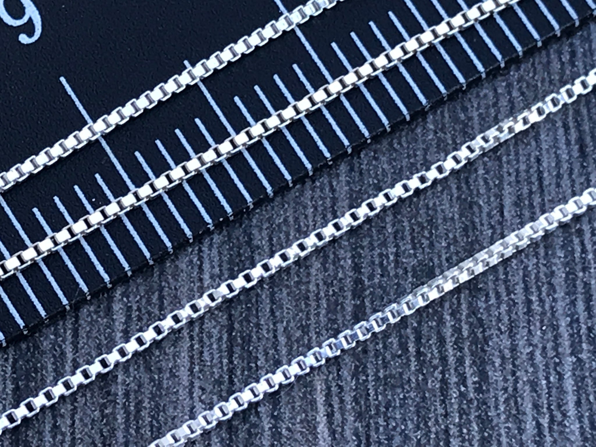 Sterling Silver 0.7mm Box Chain