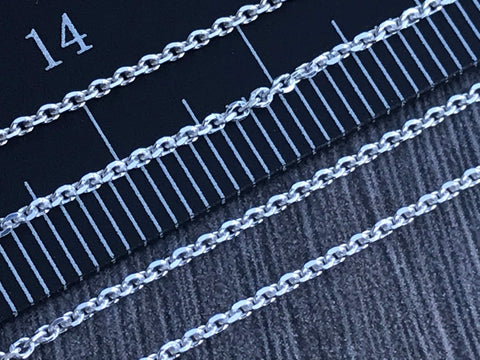 Sterling Silver 0.95mm Link Chain