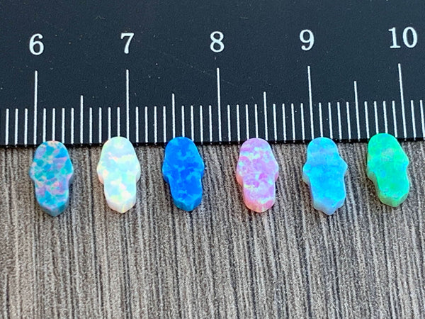 5mm x 8mm Opal Hamsa Charm