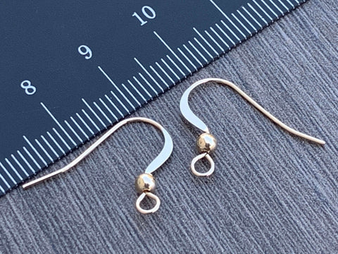14kt Gold Filled Flat Ear Wire