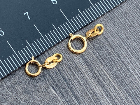 14kt Gold Filled Spring Clasp with Quality Tag