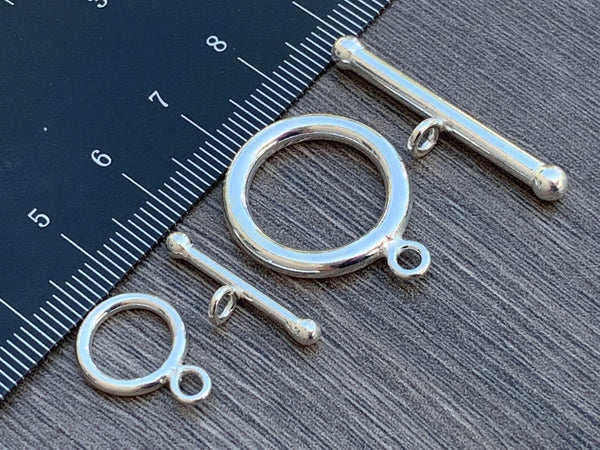 Sterling Silver Toggle Clasp Set