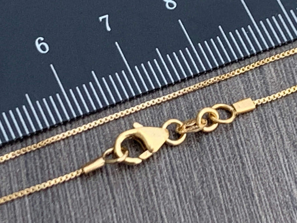 14kt Gold Filled Necklace - 0.7mm Box Chain