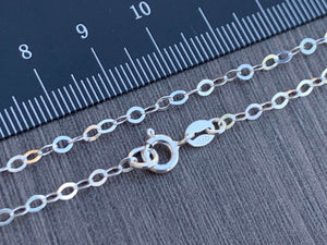 Sterling Silver Necklace - Oval Links Chain
