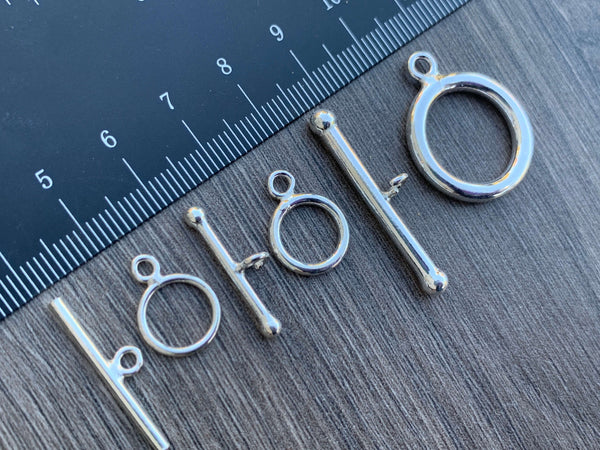 Sterling Silver Toggle Clasp Set