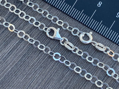 sterling silver link necklace 