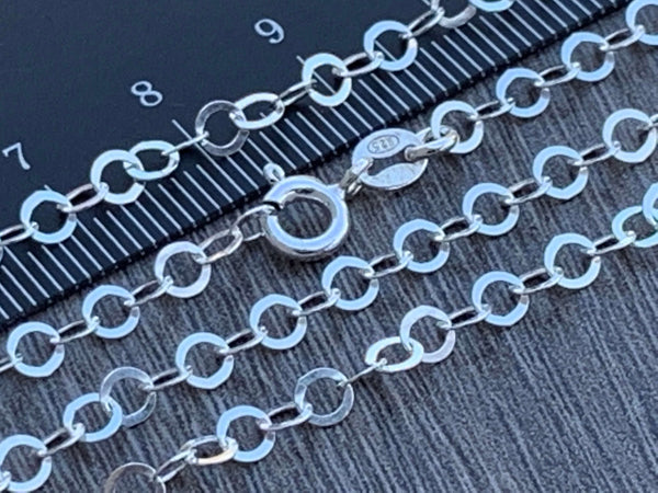 Sterling Silver Necklace - 3.5mm Links