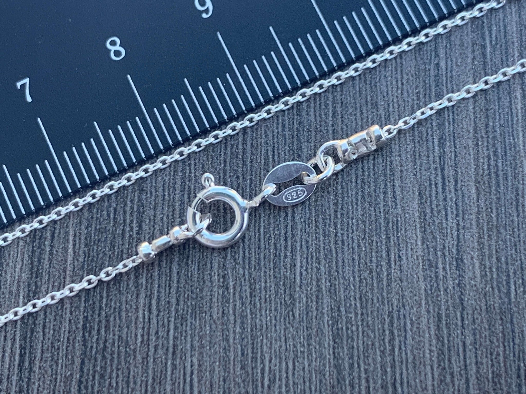 Sterling Silver Necklace - 1mm Link Chain