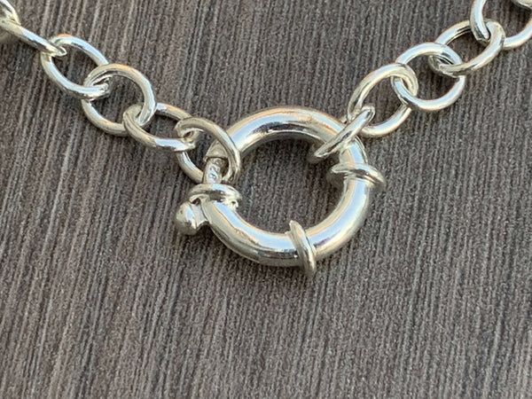 Sterling Silver Bolt Clasp