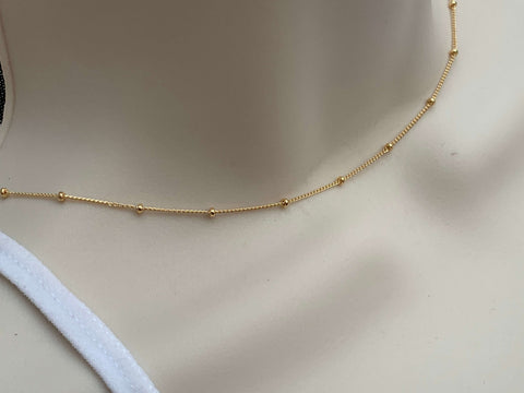 14kt Gold Filled Delicate Choker Necklace