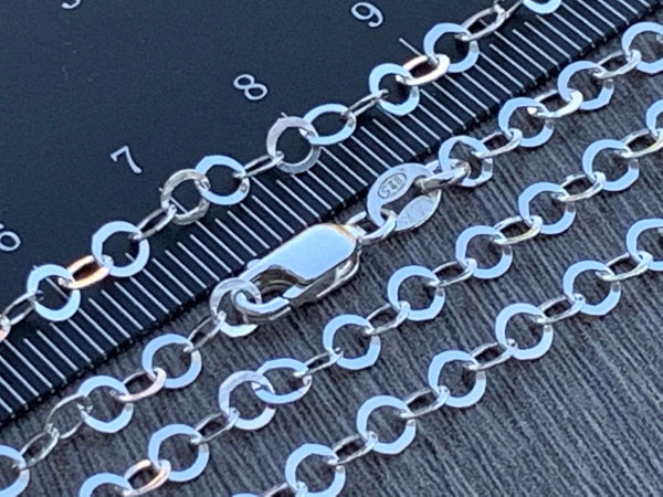 Sterling Silver Necklace - 3.5mm Links