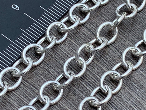 Sterling Silver Large Chunky Link Chain