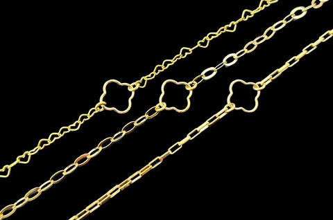New!!  14kt Gold Filled Clover Bracelet  or Anklet