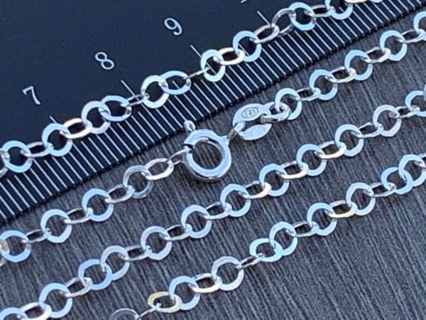Sterling Silver Necklace - 3.5mm Links