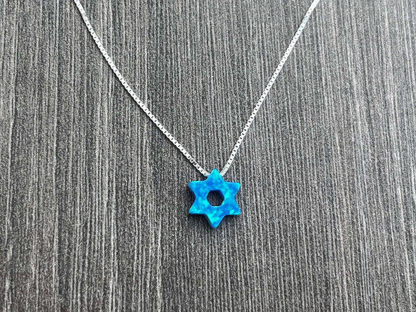 10mm Star of David Opal Charm