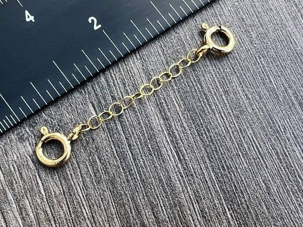 Sterling Silver or 14kt Gold Filled Safety Chain