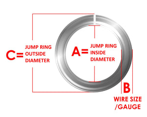 Sterling Silver Closed Jump Rings