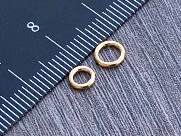 14kt Gold Filled Closed Jump Rings
