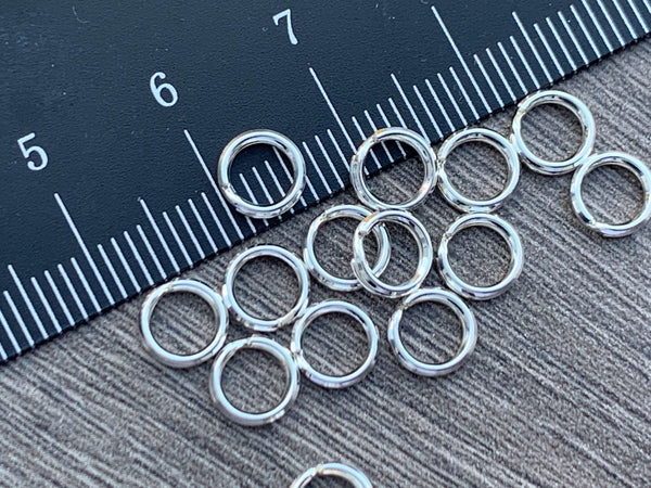 Split Jump Rings - Sterling Silver or 14kt Gold Filled