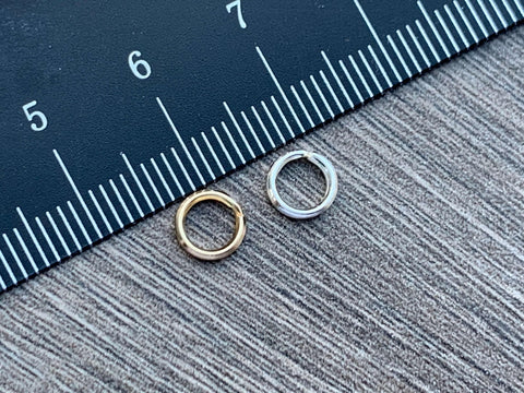 Split Jump Rings - Sterling Silver or 14kt Gold Filled